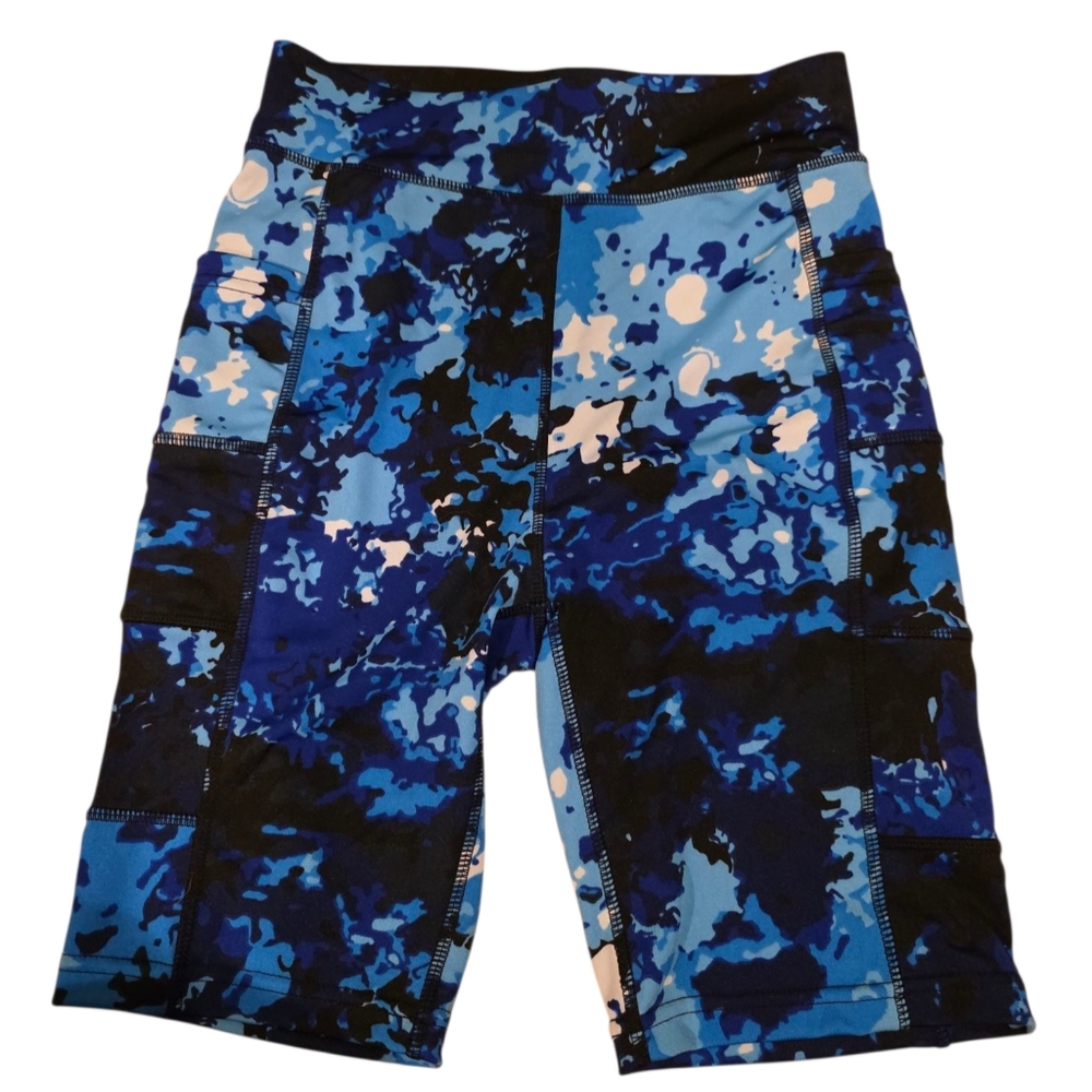 Pop Fit - Shorts - Size Small - Blue and Black